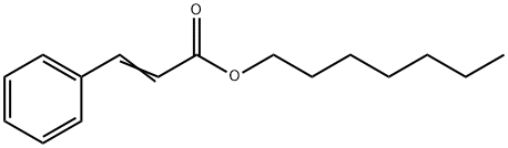 HEPTYL CINNAMATE Structure