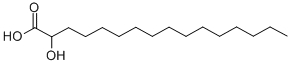 2-HYDROXYHEXADECANOIC ACID Structure