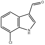 7-CHLORO-3-FORMYLINDOLE Structure