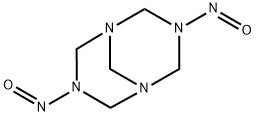 N,N'-DINITROSOPENTAMETHYLENETETRAMINE Structure