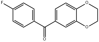 (2,3-Dihydro-1,4-benzodioxin-6-yl)(4-fluorophenyl)methanone Structure