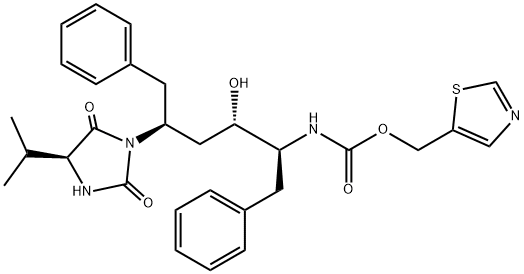 Des(isopropylthiazolyl) Hydantoin Ritonavir Structure