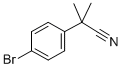 2-(4-Bromophenyl)-2-methylpropanenitrile Structure