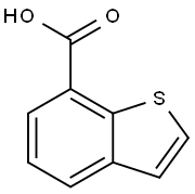 1-benzothiophene-7-carboxylic acid Structure