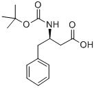 BOC-D-BETA-HOMOPHENYLALANINE Structure