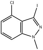 4-CHLORO-3-IODO-1-METHYL-1H-INDAZOLE Structure