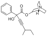 3-Quinuclidyl phenyl(3-methyl-1-pentynyl)glycolate A Structure