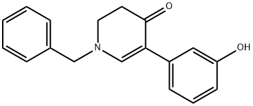 1-BENZYL-5-(3-HYDROXYPHENYL)-2,3-DIHYDRO-4-PYRIDINONE Structure