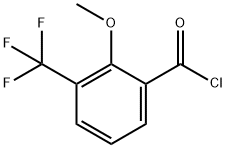 2-METHOXY-3-(TRIFLUOROMETHYL)BENZOYL CHLORIDE Structure