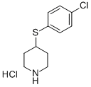 4-(4-CHLOROPHENYLSULFANYL)PIPERIDINE HYDROCHLORIDE Structure