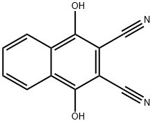 1,4-DIHYDROXY-2,3-NAPHTHALENEDICARBONITRILE Structure