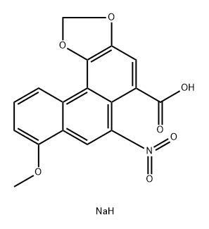 ARISTOLOCHIC ACID SODIUM SALT Structure