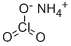 Ammonium chlorate Structure