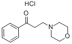 BETA-(4-MORPHOLINO)PROPIOPHENONE HYDROCHLORIDE Structure