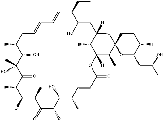 21-hydroxyoligomycin A Structure