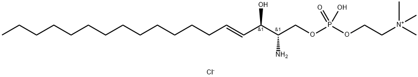 LYSOSPHINGOMYELIN CHLORIDE Structure