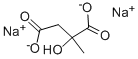 (+/-)-CITRAMALIC ACID SODIUM SALT Structure