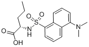 DANSYL-L-NORVALINE CYCLOHEXYLAMMONIUM SALT Structure