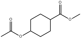 4-HYDROXY-CYCLOHEXANECARBOXYLIC ACID METHYL ESTER ACETATE Structure