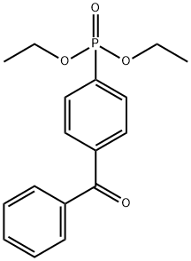 (4-BENZOYL-PHENYL)-PHOSPHONIC ACID DIETHYL ESTER Structure