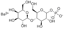 ALPHA-LACTOSE 1-PHOSPHATE BARIUM SALT Structure