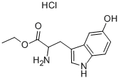 5-HYDROXY-DL-TRYPTOPHAN ETHYL ESTER HYDROCHLORIDE Structure