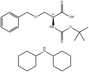 BOC-SER(BZL)-OH DCHA Structure