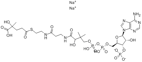 (DL-3-HYDROXY-3-METHYLGLUTARYL) COENZYM& Structure