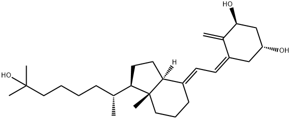 24-homo-1,25-dihydroxyvitamin D3 Structure