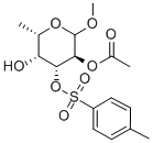 3-O-(4-TOLUENESULFONYL)-2-O-ACETYL-L-METHYLFUCOSIDE Structure