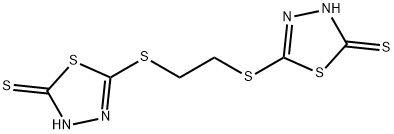 5-([2-[(5-MERCAPTO-1,3,4-THIADIAZOL-2-YL)THIO]ETHYL]THIO)-1,3,4-THIADIAZOLE-2-THIOL Structure