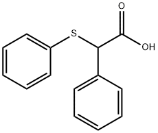 ALPHA-(PHENYLTHIO)PHENYLACETIC ACID Structure