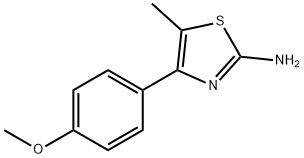 4-(4-METHOXY-PHENYL)-5-METHYL-THIAZOL-2-YLAMINE Structure