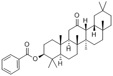 3BETA-BENZOYLOXY-18BETA(H)-OLEAN-12-ONE Structure