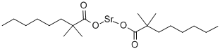 STRONTIUM NEODECANOATE Structure