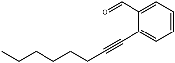 2-OCT-1-YNYL-BENZALDEHYDE Structure