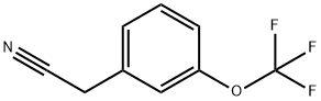 3-(TRIFLUOROMETHOXY)PHENYLACETONITRILE Structure