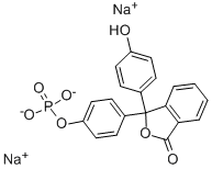 Phenolphthalein monophosphate disodium salt Structure