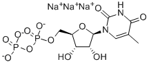 THYMIDINE-3',5'-DIPHOSPHATE, DISODIUM SALT Structure