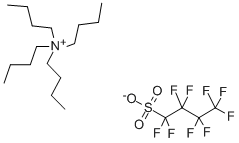 PERFLUOROBUTANESULFONIC ACID TETRABUTYLAMMONIUM SALT Structure