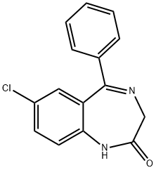 Nordazepam Structure