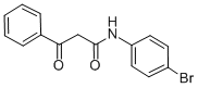 N-(4-BROMOPHENYL)-BETA-OXO-BENZENEPROPANAMIDE Structure