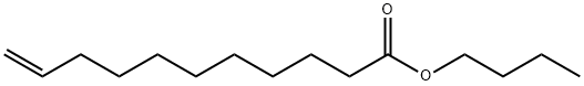 BUTYL UNDECYLENATE Structure