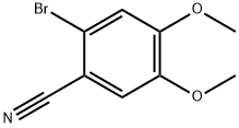 2-BROMO-4,5-DIMETHOXY-BENZONITRILE Structure