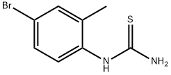 4-BROMO-2-METHYLPHENYLTHIOUREA Structure