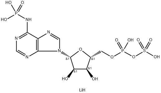 ADENOSINE 3'-PHOSPHATE 5'-PHOSPHOSULFATE  LITHIUM Structure