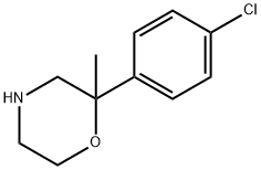 2-(4-CHLORO-PHENYL)-2-METHYL-MORPHOLINE Structure