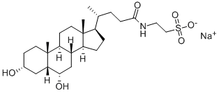 TAUROHYODEOXYCHOLIC ACID SODIUM SALT Structure