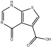 1,4-Dihydro-4-oxothieno[2,3-d]pyrimidine-5-carboxylic acid Structure