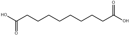 Sebacic acid Structure